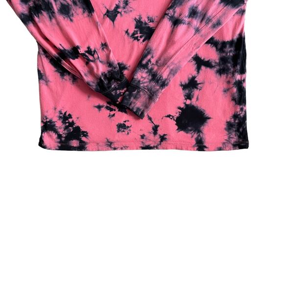 VANS Man I Need Vans Logo Print Tie Dyed Cotton Jersey T-Shirt Pink Size Medium - Picture 7 of 10